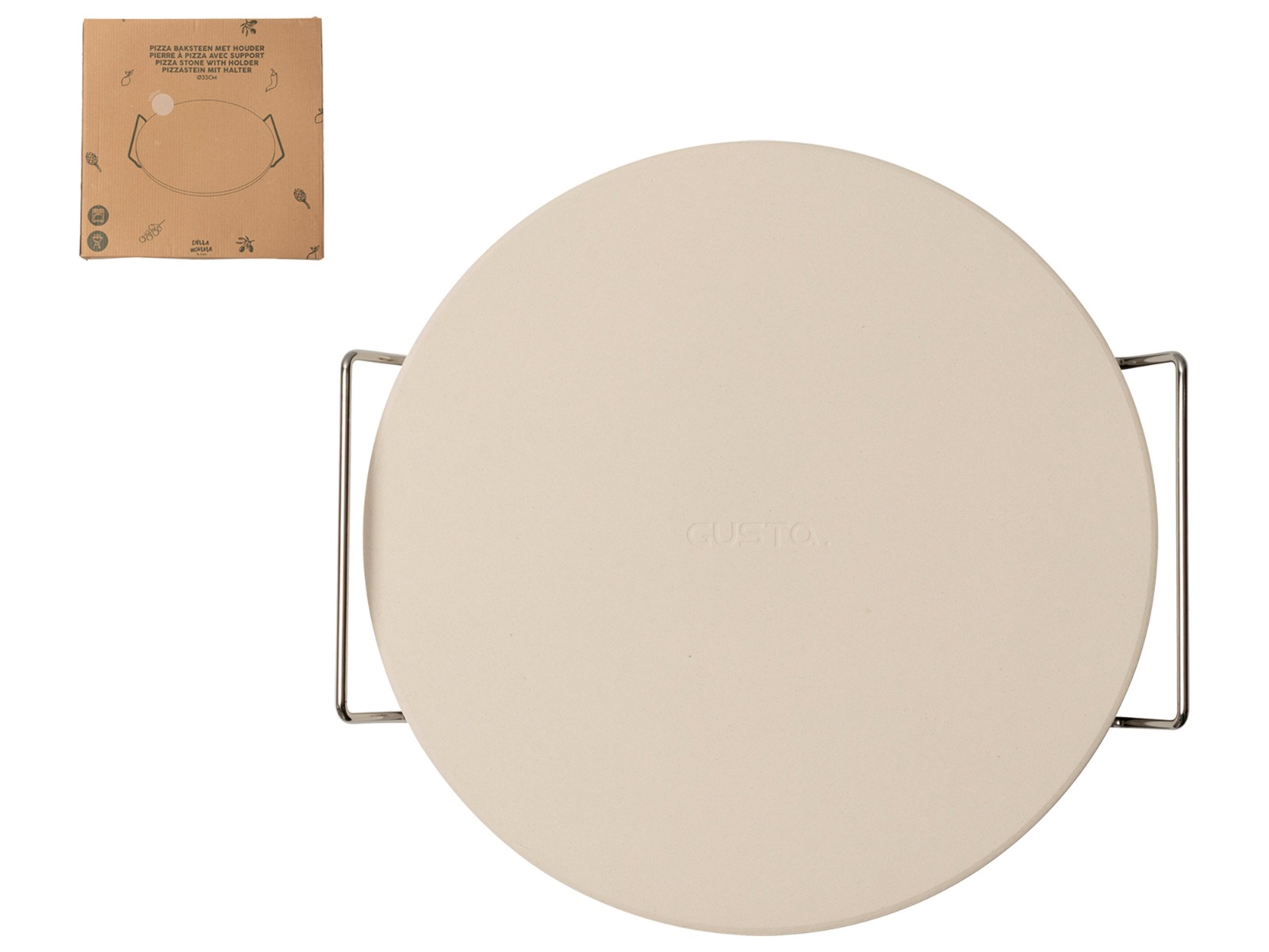Della Nonna pizzasteen Ø33cm