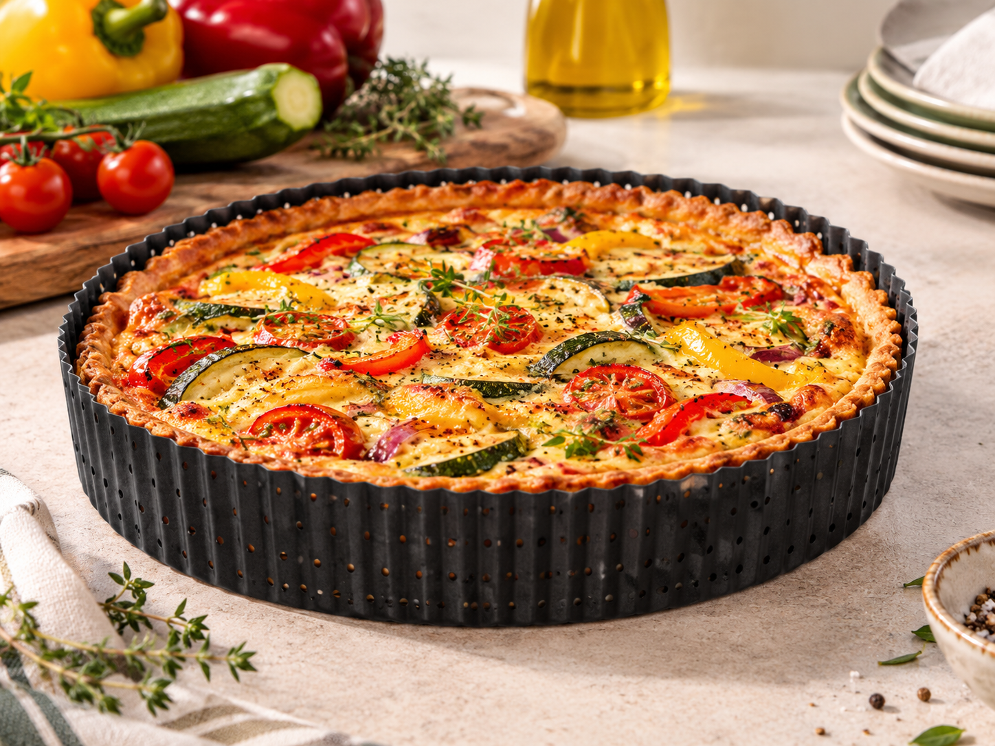 perforated bakeware round Ø28x 5 cm