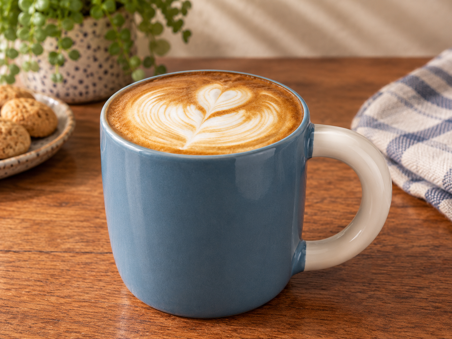 Sunday mok 350ml duotone blauw/creme