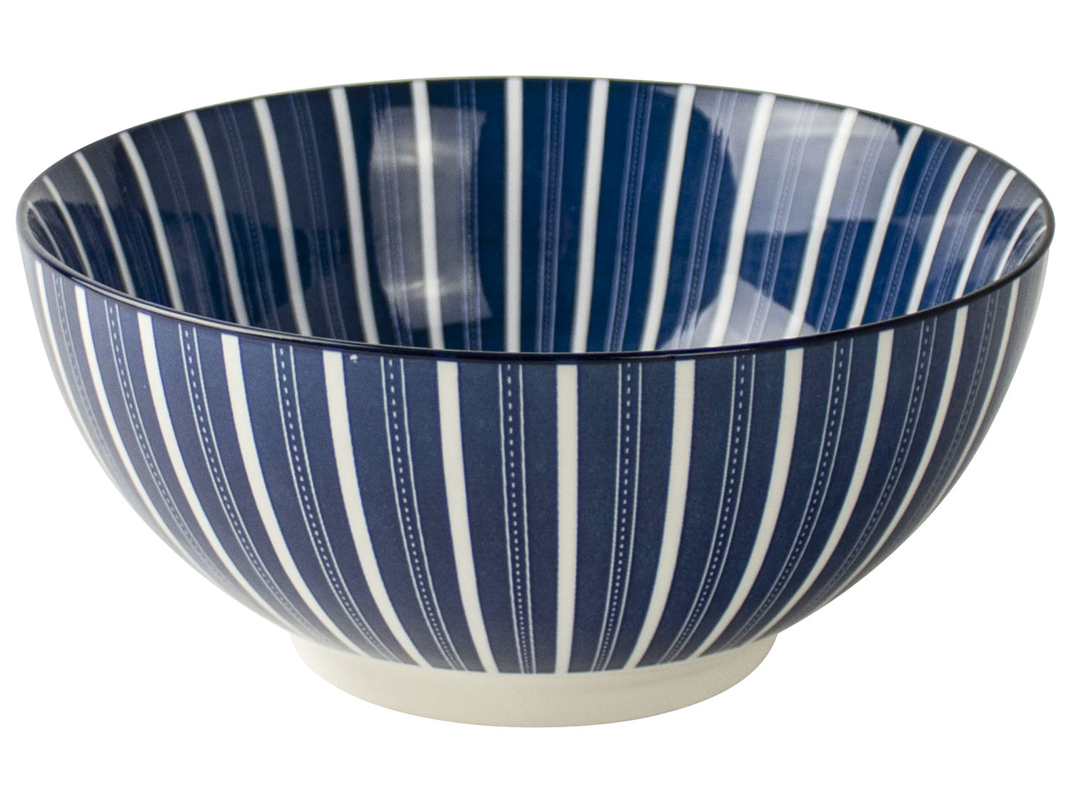 Schaal rond Stripes Ø 19,5cm - Out of the Blue