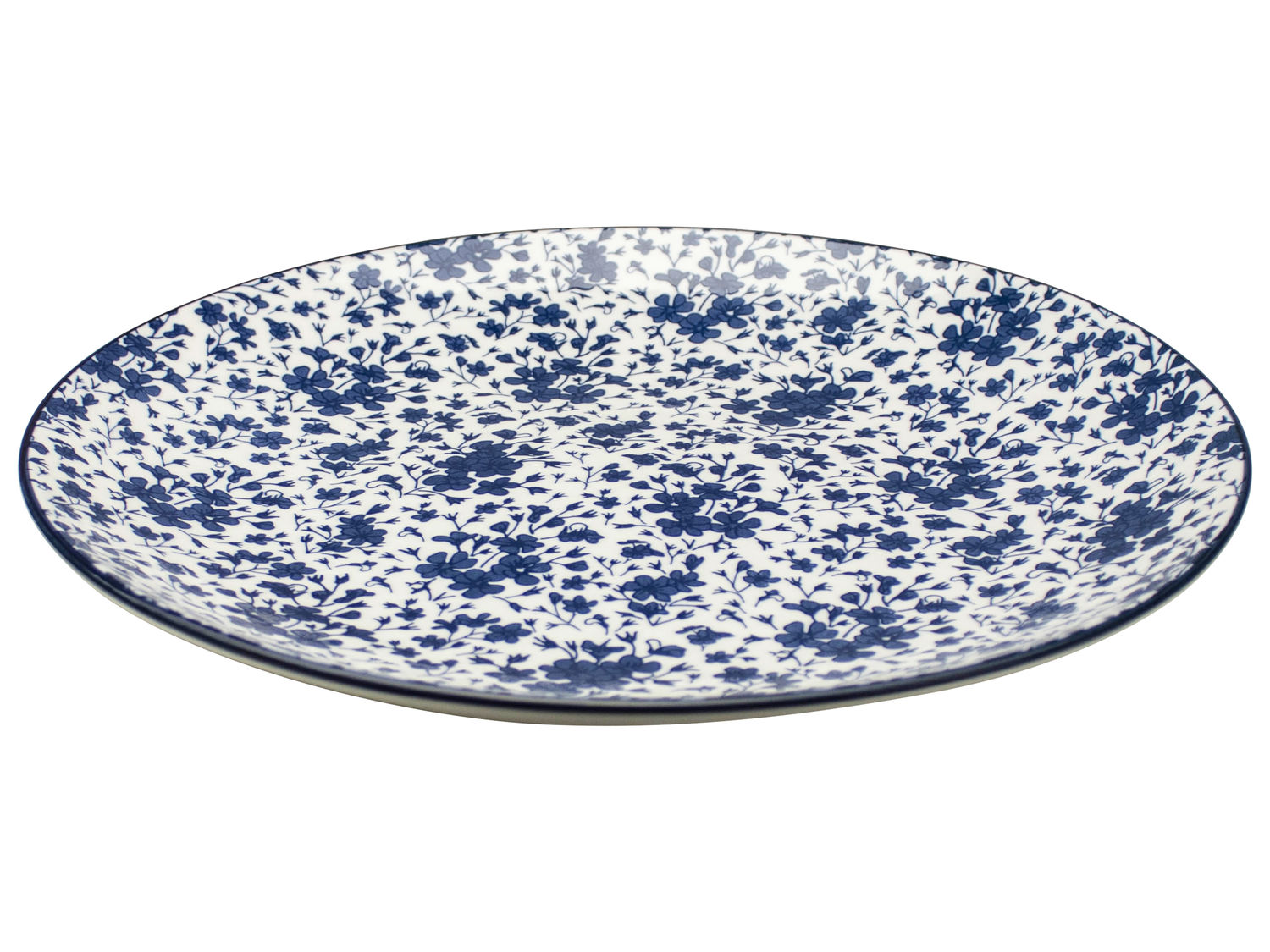 Bord rond Floral Ø20cm - Out of the Blue