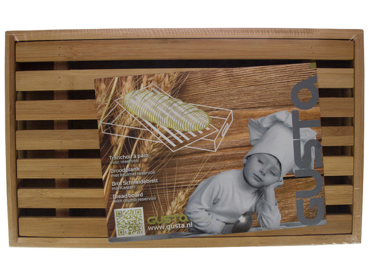 Stokbroodplank Lyon bamboe hout 38x23x4cm