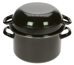 Gusta mosselpan Ø24 cm - zwart